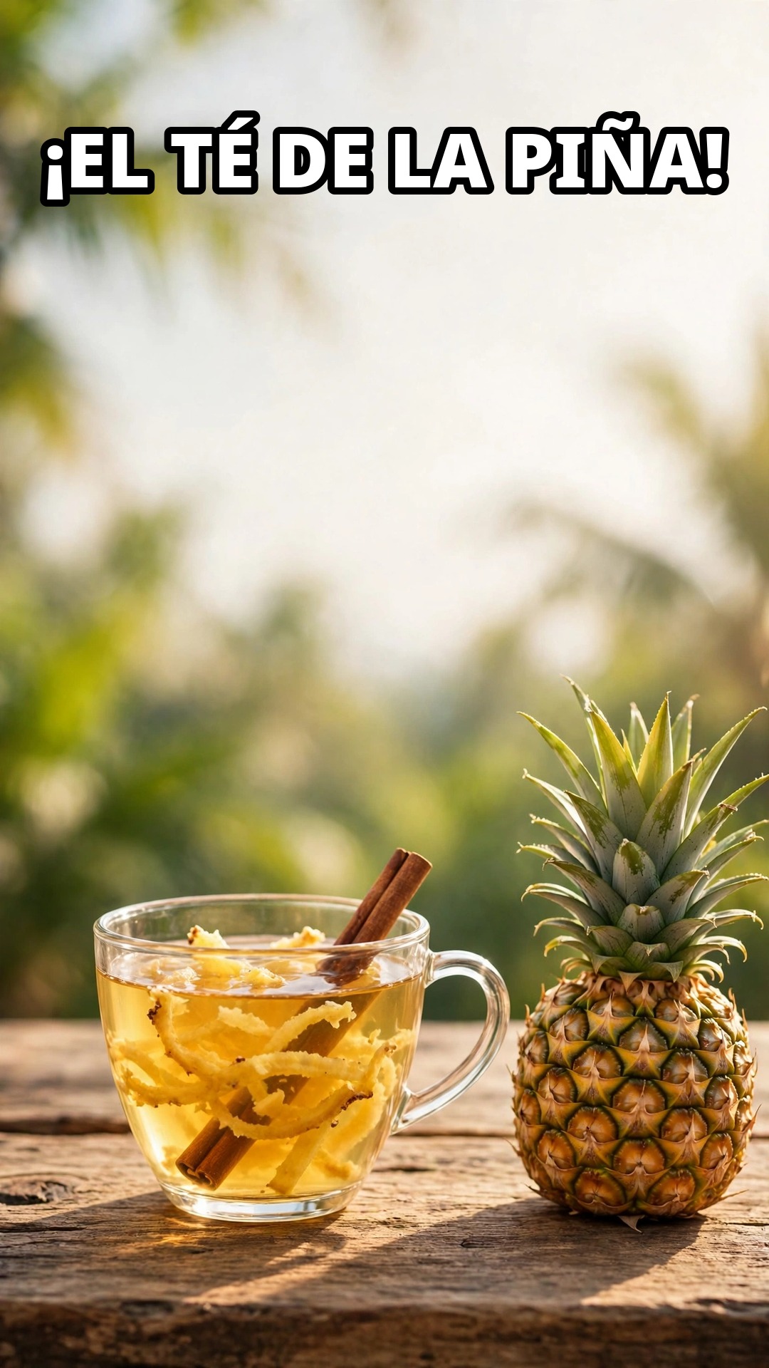 El Té de la Piña: Cáscara de Piña con Canela, Ligero y Tropical 🍍